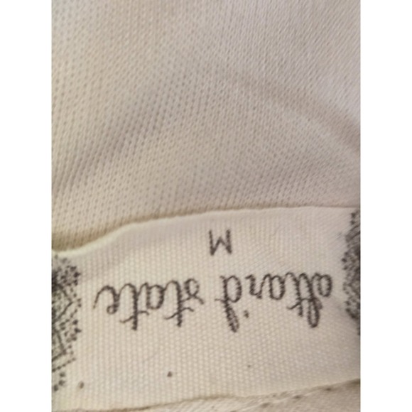 Altard State Embroidered Mini Dress 3/4 Bell Sheer Sleeve Boho Babydoll Medium - Picture 10 of 10